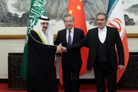 As longterm partnership with US fades, Saudi Arabia seeks to diversify its diplomacy – and recent deals with China, Iran and Russia fit this strategy