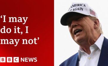 ‘I can’t say if US will strike Iran’, says Donald Trump | BBC News