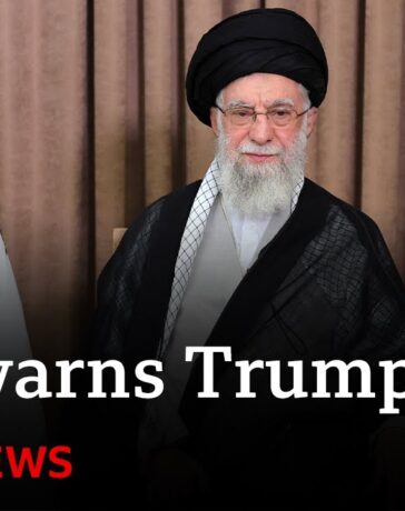 US military action ‘will be met with irreparable harm’, says Iran’s supreme leader | BBC News