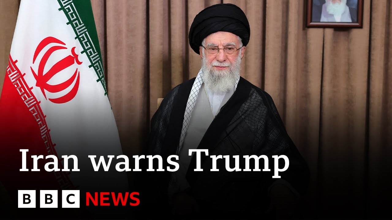 US military action ‘will be met with irreparable harm’, says Iran’s supreme leader | BBC News