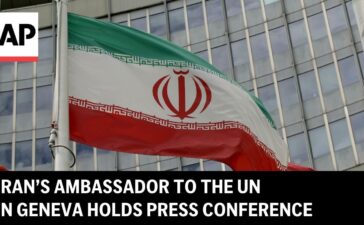 Iran’s ambassador to the UN in Geneva holds press conference