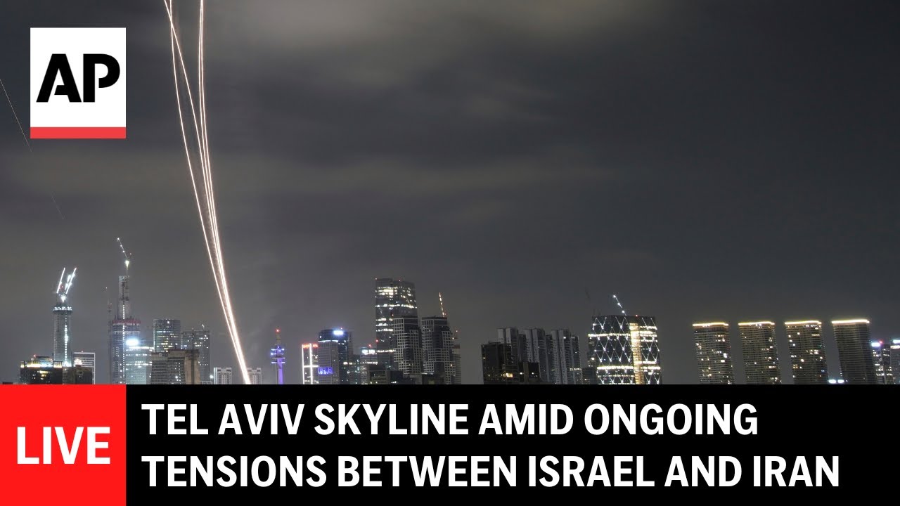 LIVE: Tel Aviv skyline amid ongoing tensions between Israel and Iran