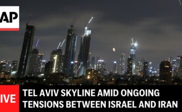 LIVE: Tel Aviv skyline amid ongoing tensions between Israel and Iran