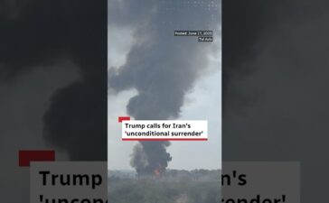 Trump calls for Iran’s ‘unconditional surrender’