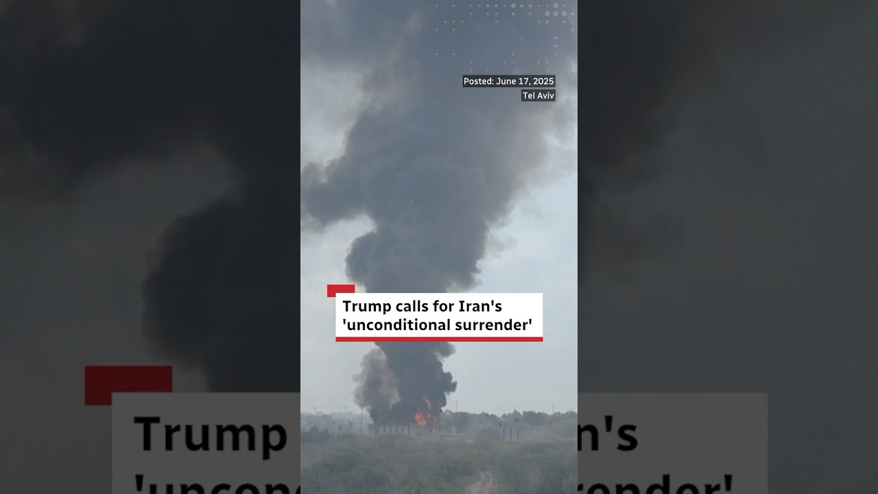 Trump calls for Iran’s ‘unconditional surrender’