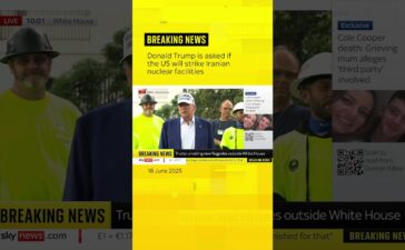 Donald Trump is asked if the US will strike Iran