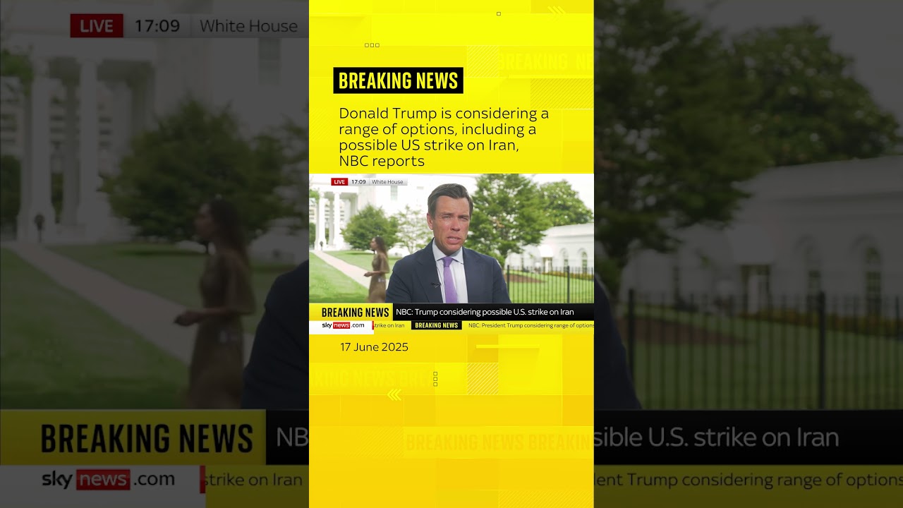 Trump considering US strike on Iran, officials say