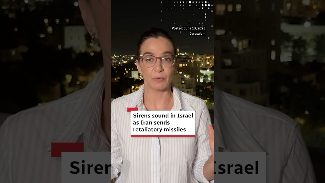 Sirens sound in Israel as Iran sends retaliatory missiles