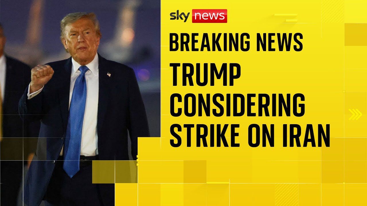 Trump considering US strike on Iran, officials say