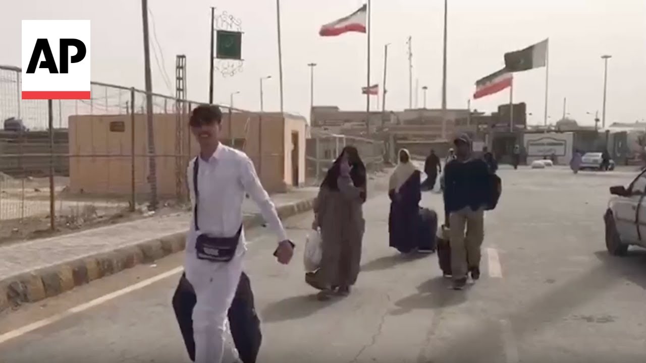 People fleeing Iran amid Israel escalation cross border into Pakistan