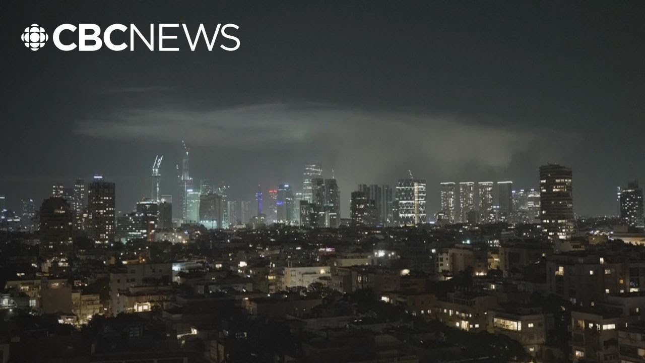 Air raid sirens sound across Tel Aviv after Iran retaliates against Israel