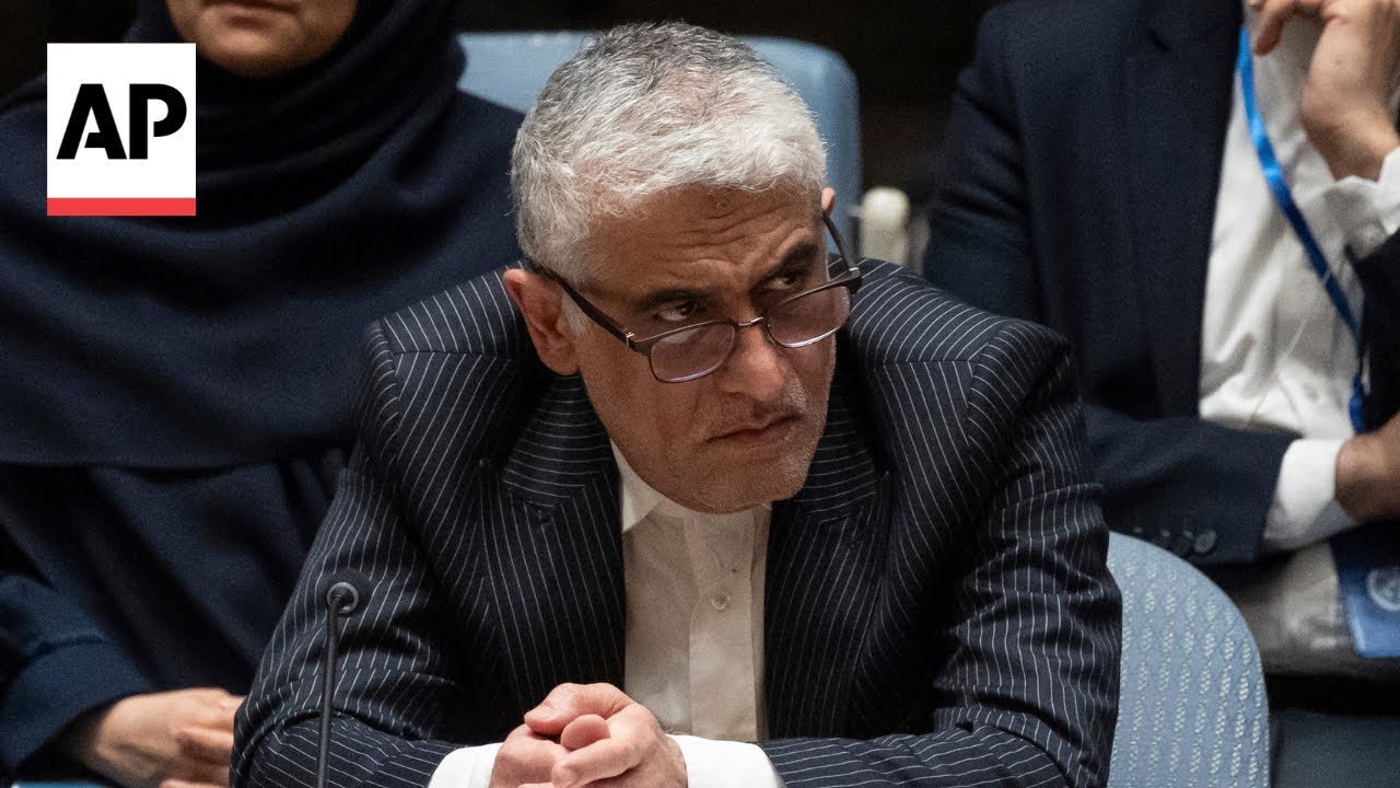 Iran’s UN ambassador calls Israel’s attack on state TV a ‘blatant war crime’