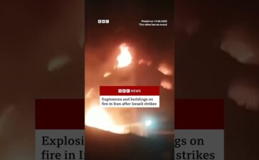Explosions in Iran after Israeli strikes. #Israel #Iran #BBCNews