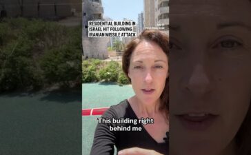 Residential building in Israel hit following Iranian missile attack