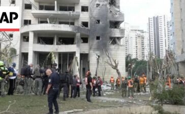 Residential building in Israel’s Petah Tikva hit after Iran missile attack