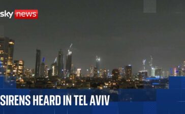 Israel-Iran conflict: Watch Sky News coverage and live shots from Israel