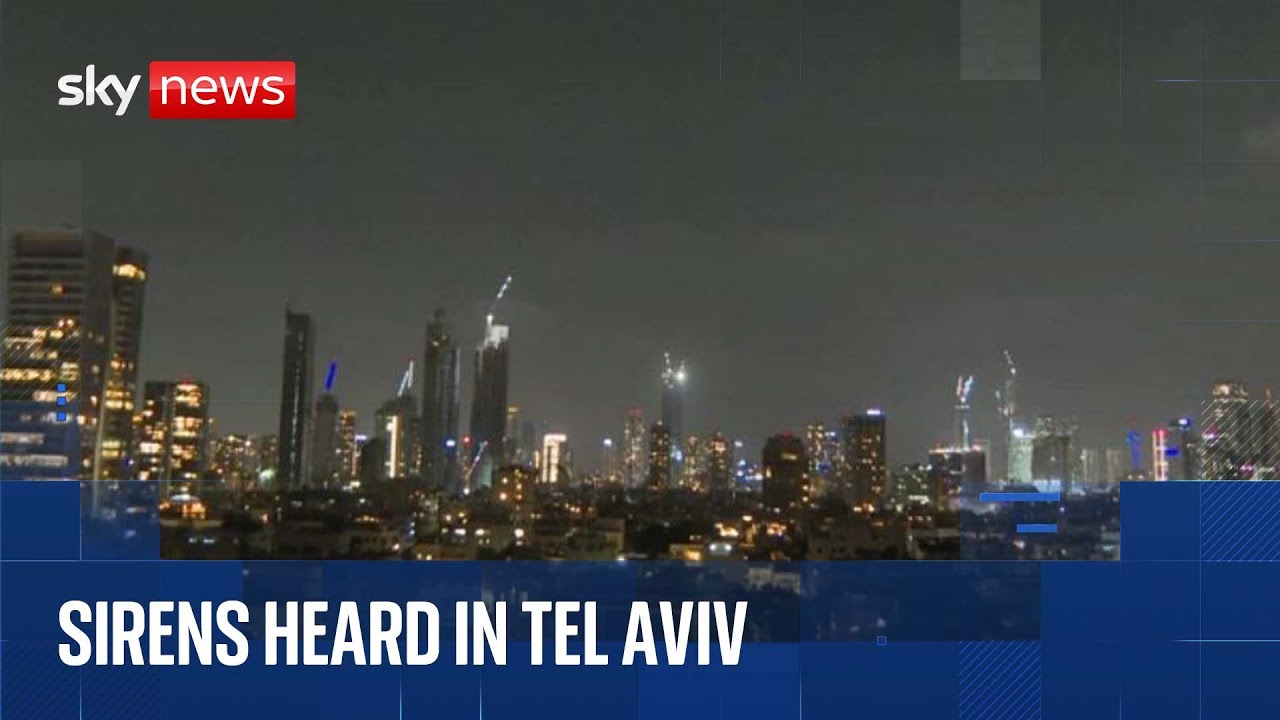 Israel-Iran conflict: Watch Sky News coverage and live shots from Israel