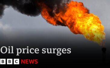 Oil price surges on fears of Israeli strikes against Iran | BBC News