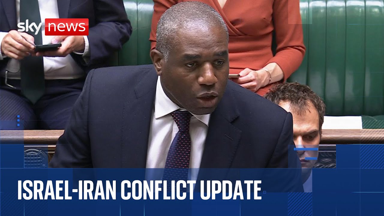 Foreign Secretary addresses MPs on the Israel-Iran conflict
