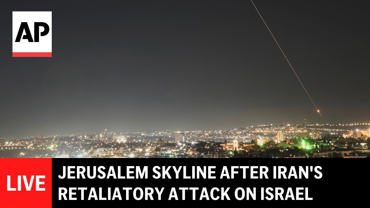 LIVE: Jerusalem skyline after Iran’s retaliatory attack on Israel