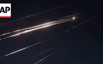 Iran missiles seen in skies over Jerusalem and Tel Aviv in Israel