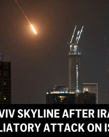 LIVE: Tel Aviv skyline after Iran’s retaliatory attack on Israel