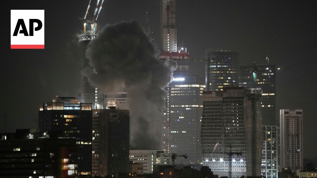 Tel Aviv residents react to Iran’s retaliatory strikes against Israel