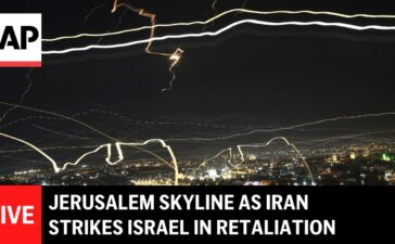 LIVE: Jerusalem skyline as Iran strikes Israel in retaliation after attacks
