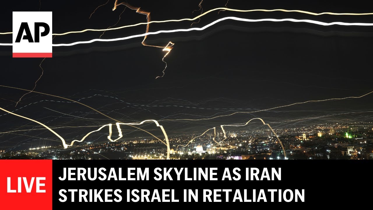 LIVE: Jerusalem skyline as Iran strikes Israel in retaliation after attacks