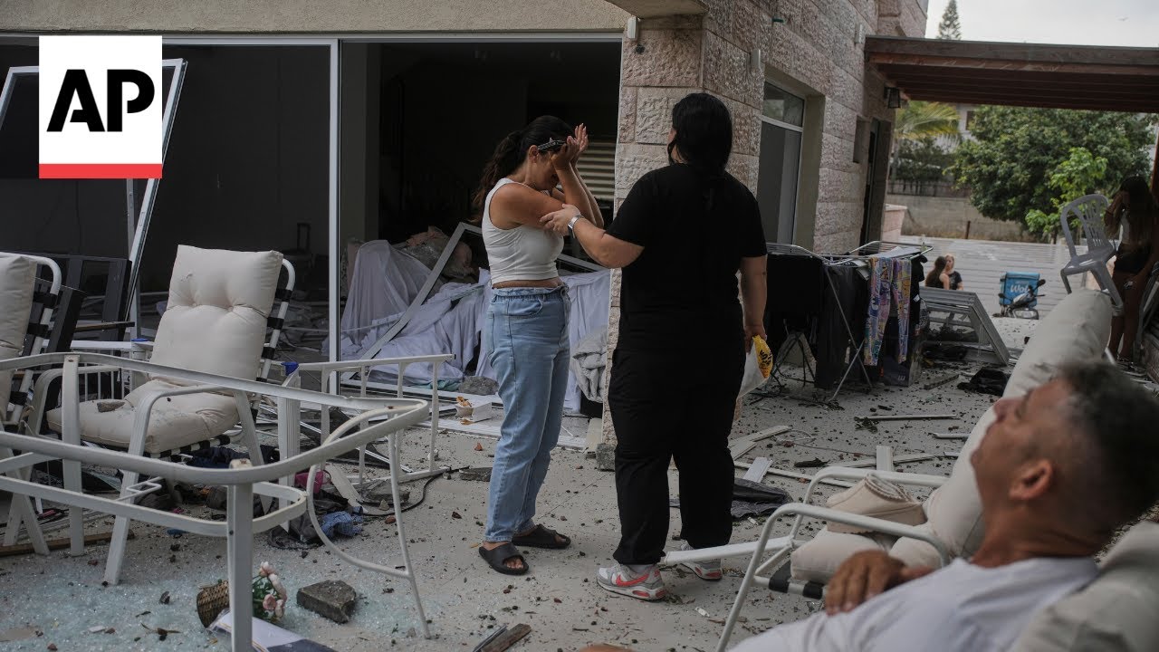 Residents in central Israel describe moments of Iran strikes