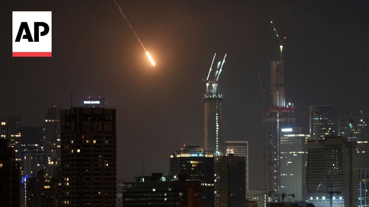 Interceptions seen from Jerusalem, Tel Aviv, West Bank, Jordan as Iran retaliates for Israel strikes