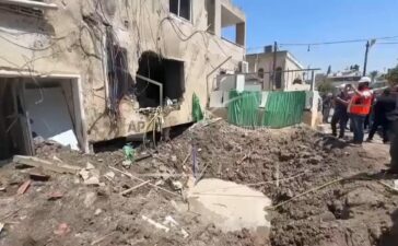 Building in northern Israel was hit by Iran drone, firefighter says