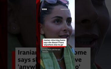 BBC journalist speaks to Iranian families at Turkey border. #Iran #BBCNews