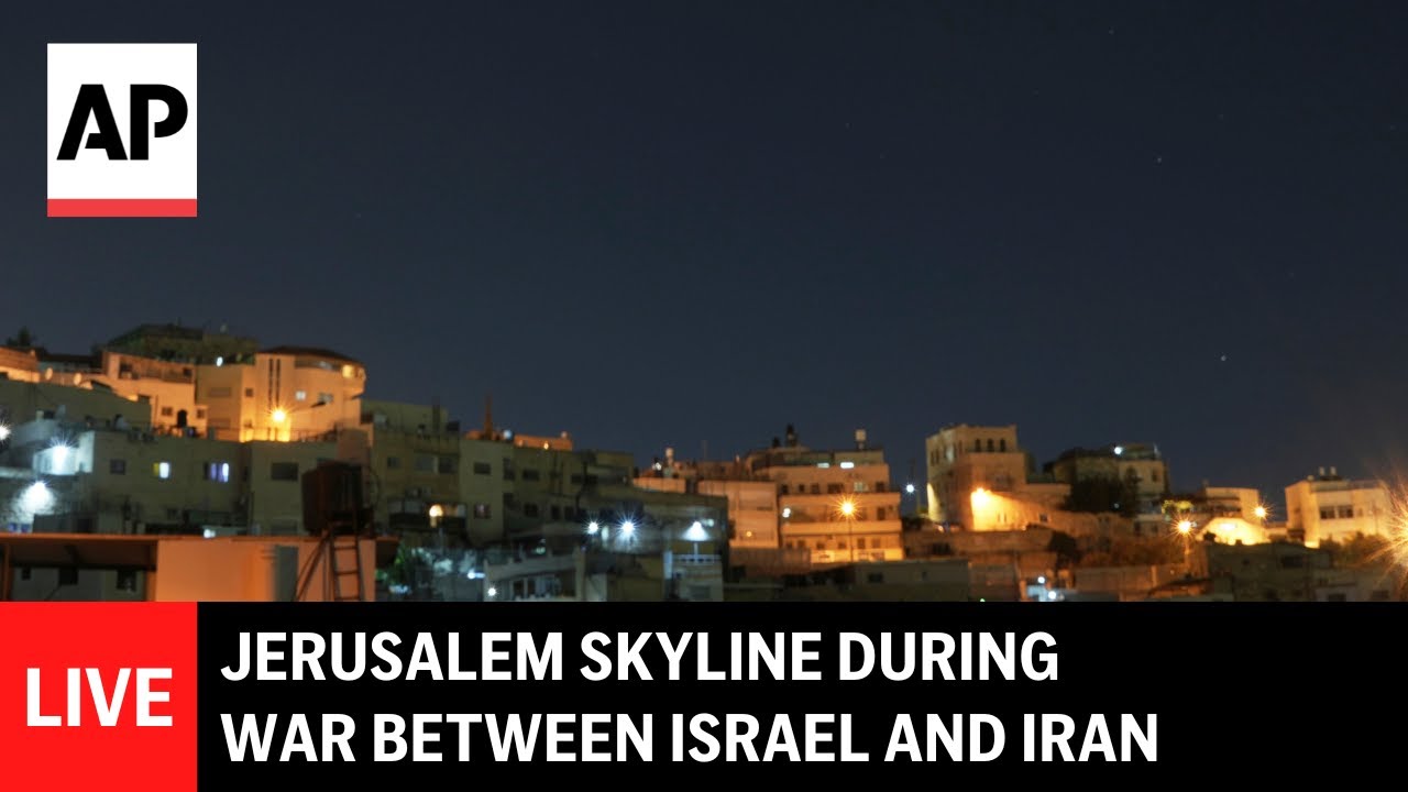 LIVE: Jerusalem skyline during war between Israel and Iran