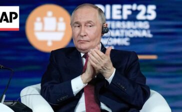 Putin says Russia has shared peace proposals with Israel and Iran