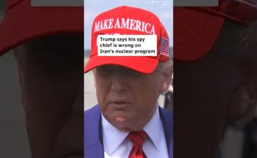Trump says his spy chief is wrong on Iran’s nuclear program