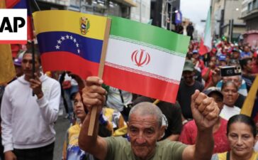 Maduro supporters in Venezuela march in support of Iran after Israel strikes