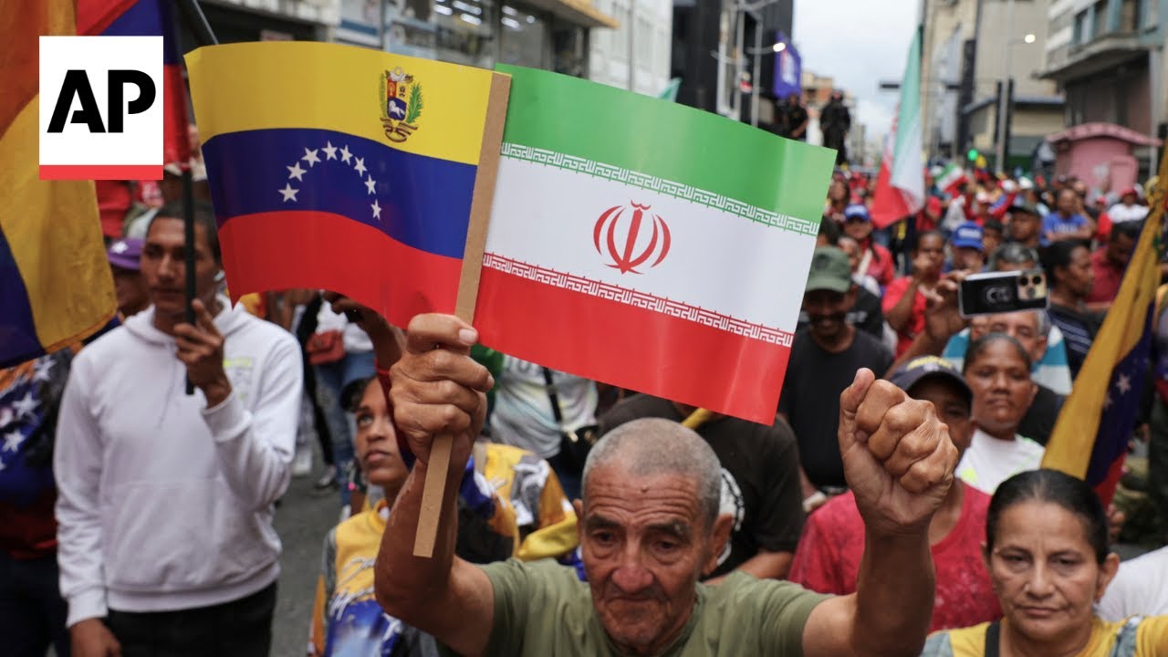 Maduro supporters in Venezuela march in support of Iran after Israel strikes