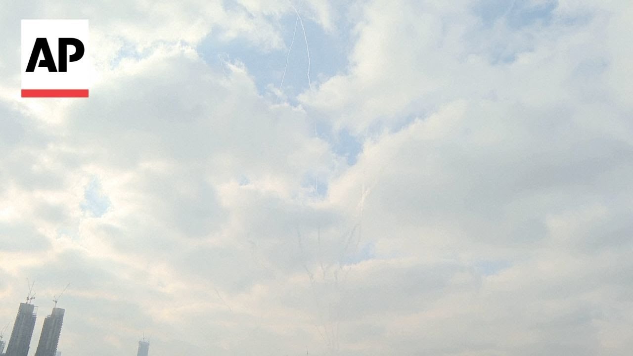 Iran missiles intercepted over Tel Aviv in Israel after US strikes on nuclear sites