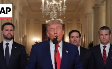 Trump addresses the nation after US steps into war between Israel and Iran