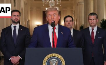 Trump says Iran’s key nuclear sites ‘completely and totally obliterated’ by US strikes