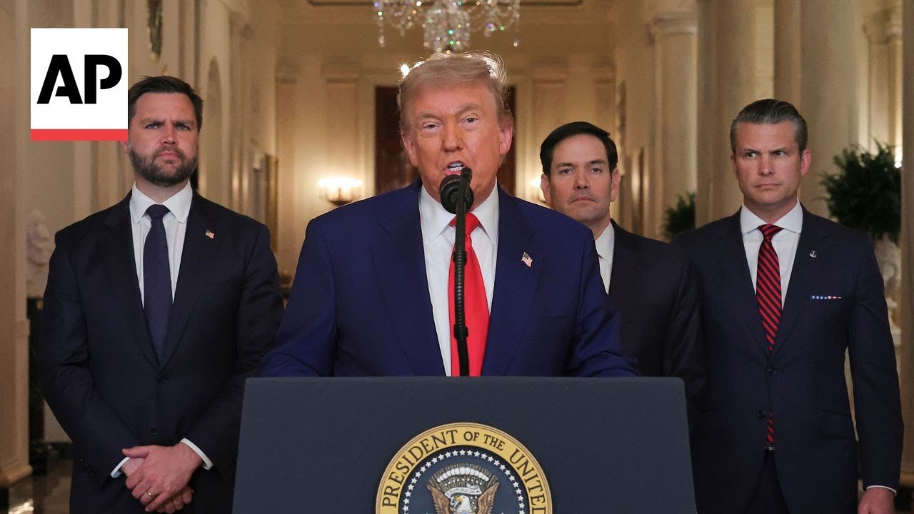 Trump says Iran’s key nuclear sites ‘completely and totally obliterated’ by US strikes