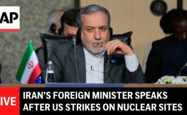 LIVE: Iran foreign minister press conference after US strikes on nuclear sites