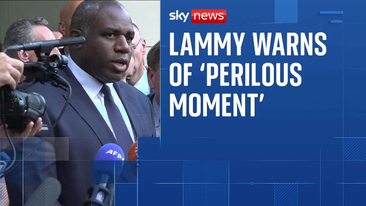 David Lammy warns of ‘perilous moment’ after Iran meeting in Geneva