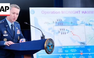 Top US military officer describes how they struck Iranian nuclear sites