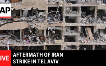 LIVE: Aftermath of Iran strike in Tel Aviv in Israel