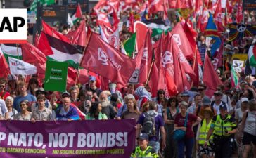 Hundreds in the Netherlands protest against possible conflict with Iran