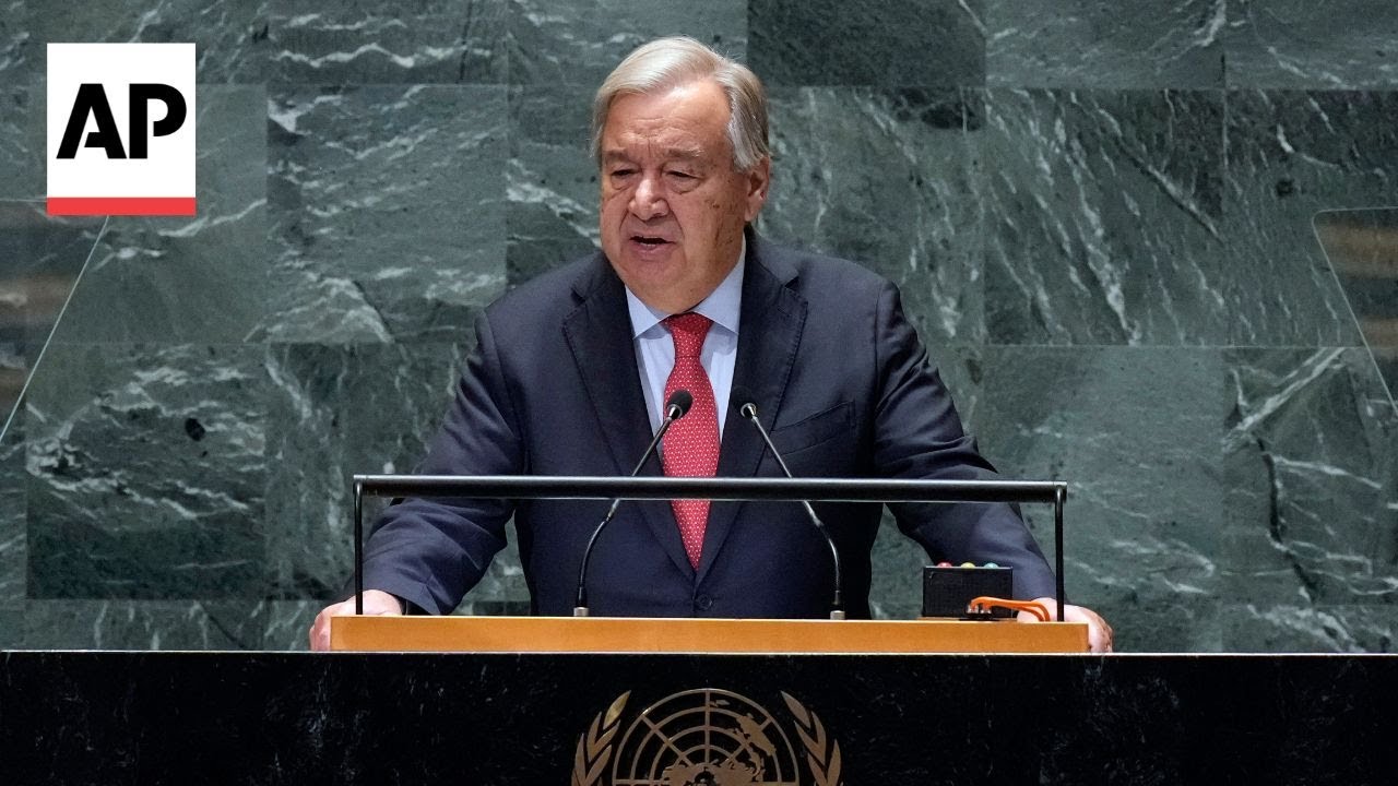 UN chief Guterres reacts to US strikes on Iran nuclear sites