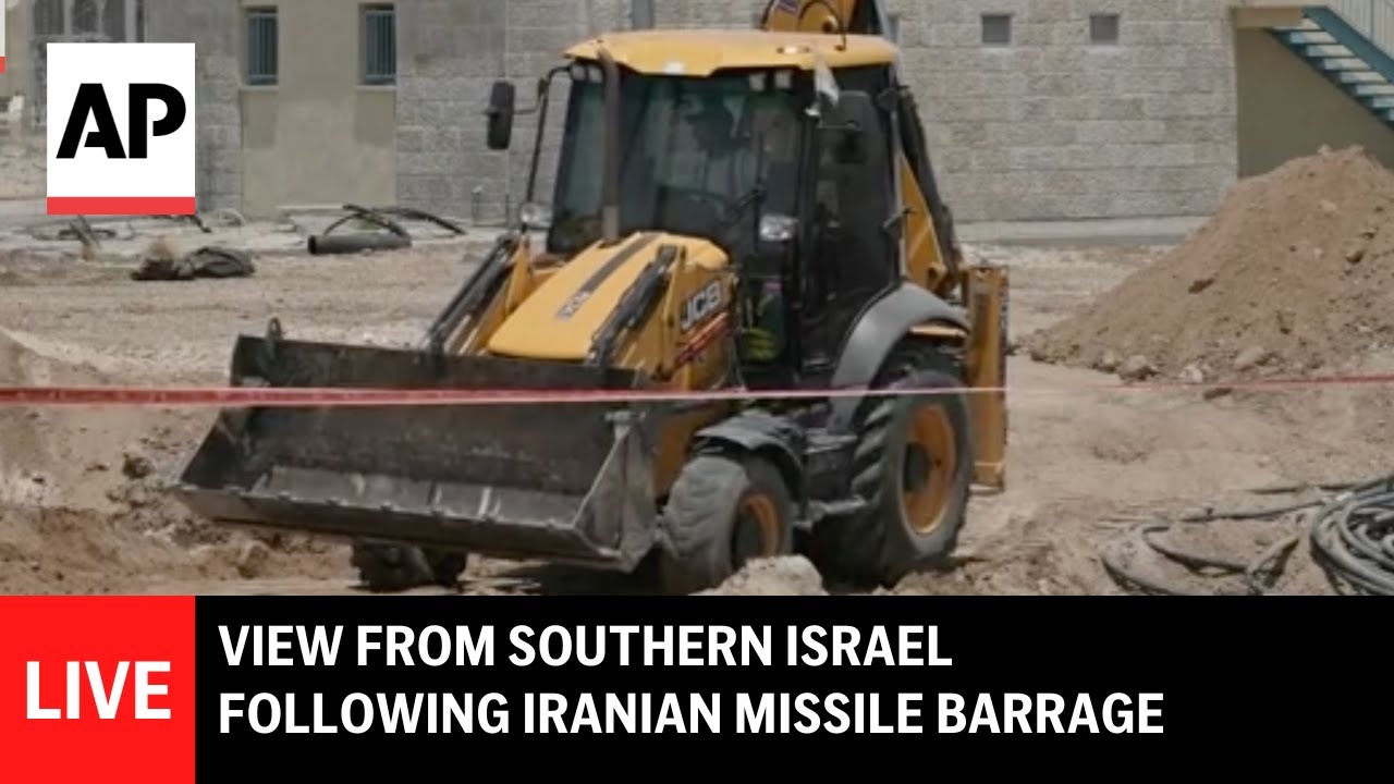 LIVE: View from southern Israel following Iranian missile barrage