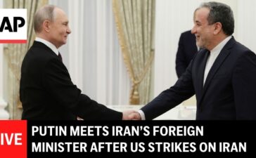 LIVE: Putin meets Iran’s foreign minister in Moscow